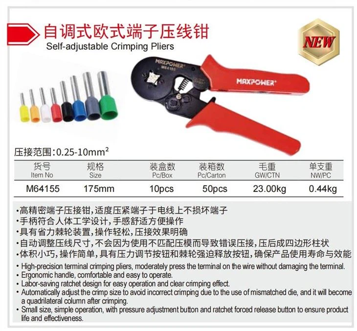 Modular Plug Crimping Tool and Wire Stripper  Detailed Instructions