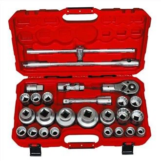 26pcs 3/4'' ac 1'' Dr. Socket Wrench Set