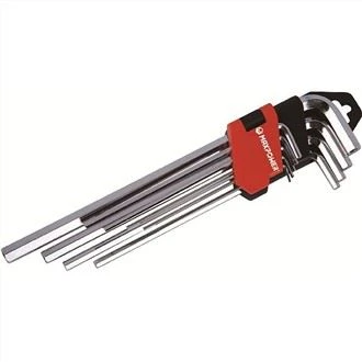 Set Allwedd Hex Electroplated Flat Head, SAE